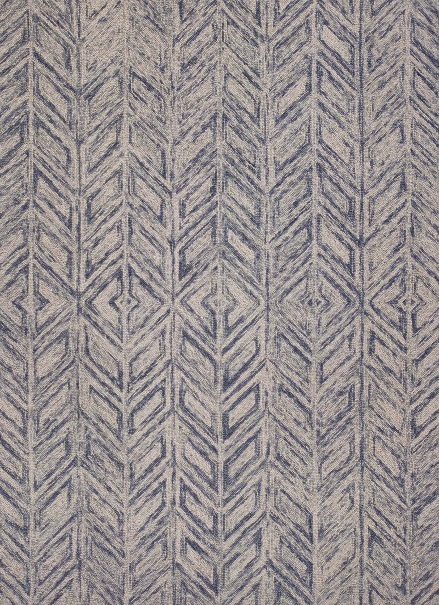 Blue Luxe Hand-Tufted Rug