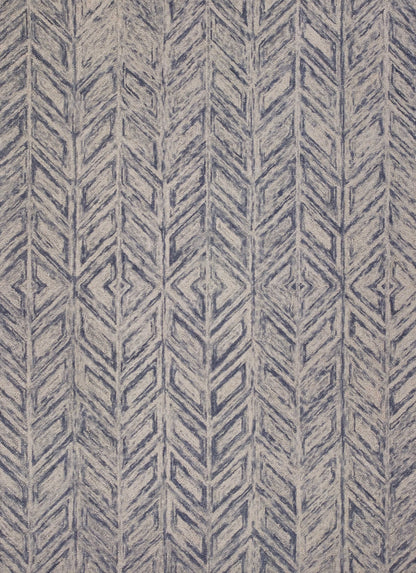 Blue Luxe Hand-Tufted Rug