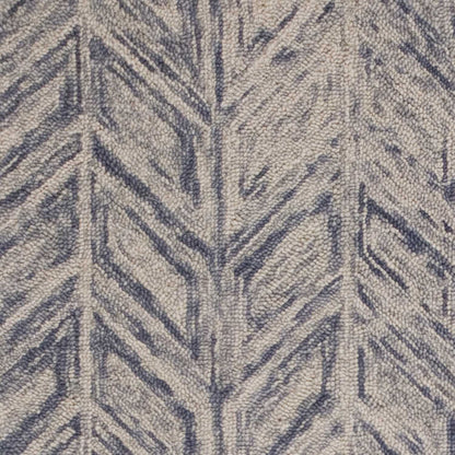 Blue Luxe Hand-Tufted Rug