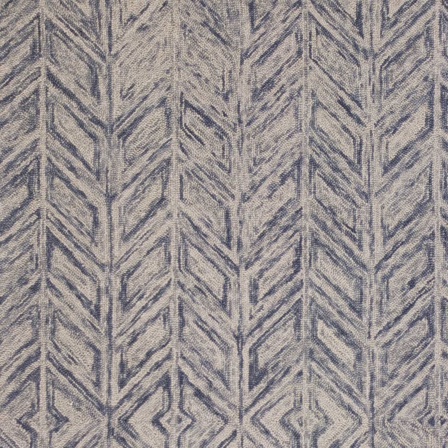 Blue Luxe Hand-Tufted Rug