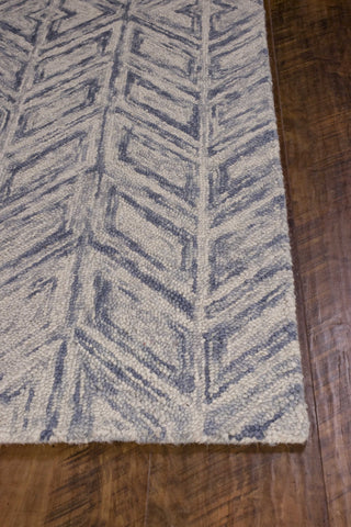 Blue Luxe Hand-Tufted Rug