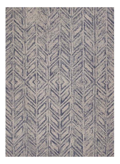 Blue Luxe Hand-Tufted Rug