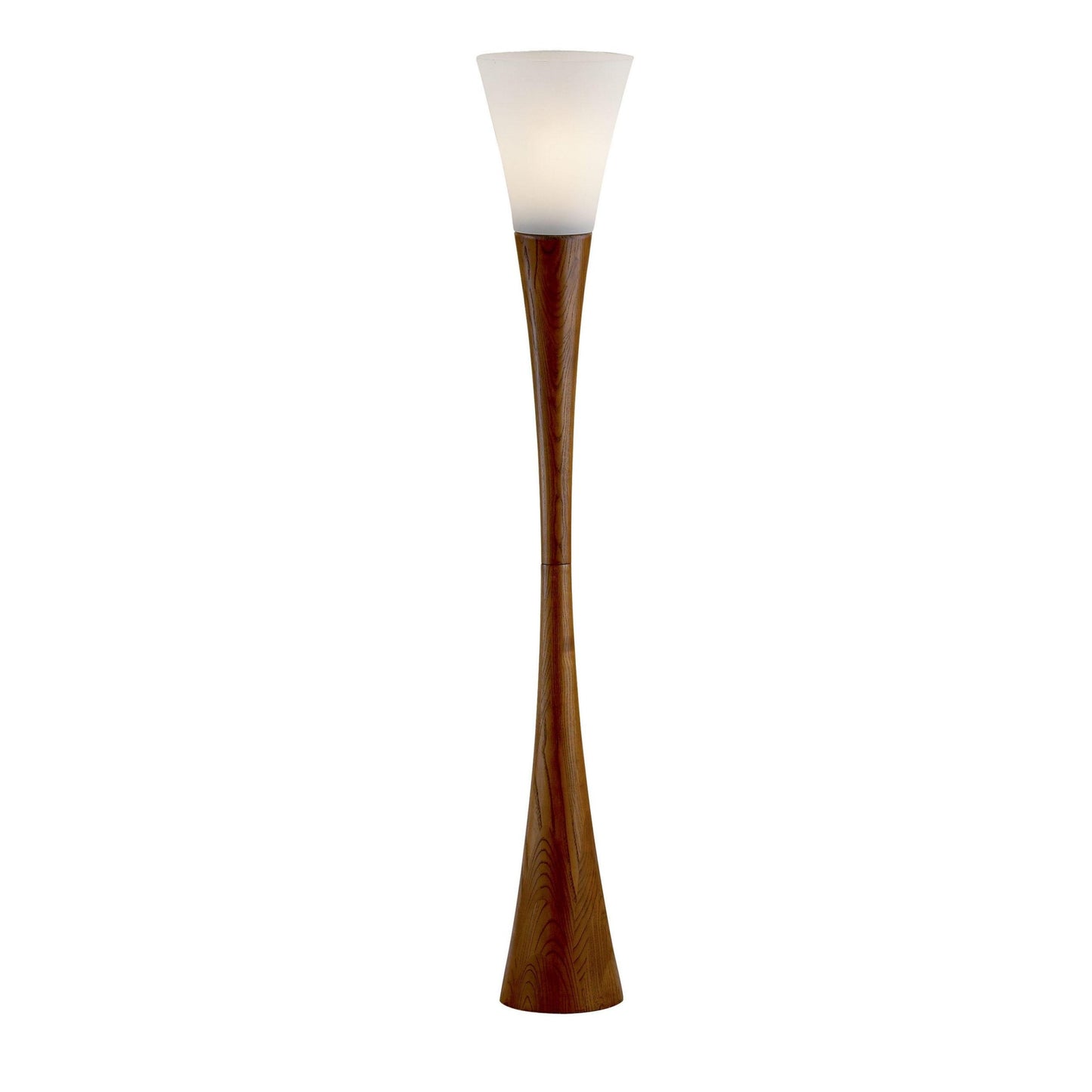 Cone Shade Solid Wood Floor Lamp