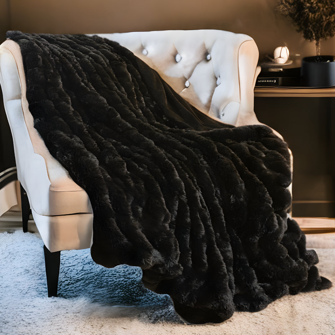 Midnight Luxe Throw