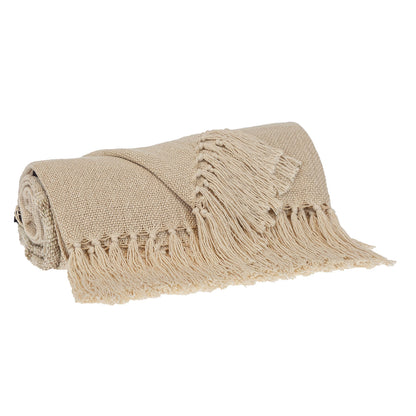 Handloomed Natural Throw