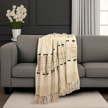 Handloomed Natural Throw