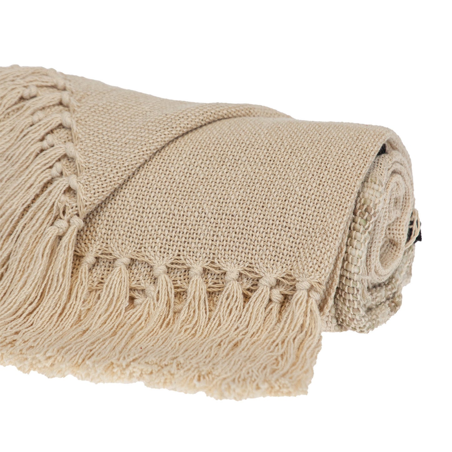 Handloomed Natural Throw