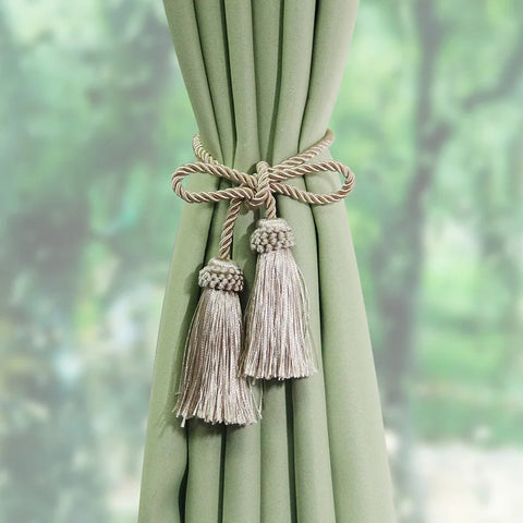 1Pc Handmade Tassel Curtain Tieback