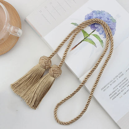 1Pc Handmade Tassel Curtain Tieback