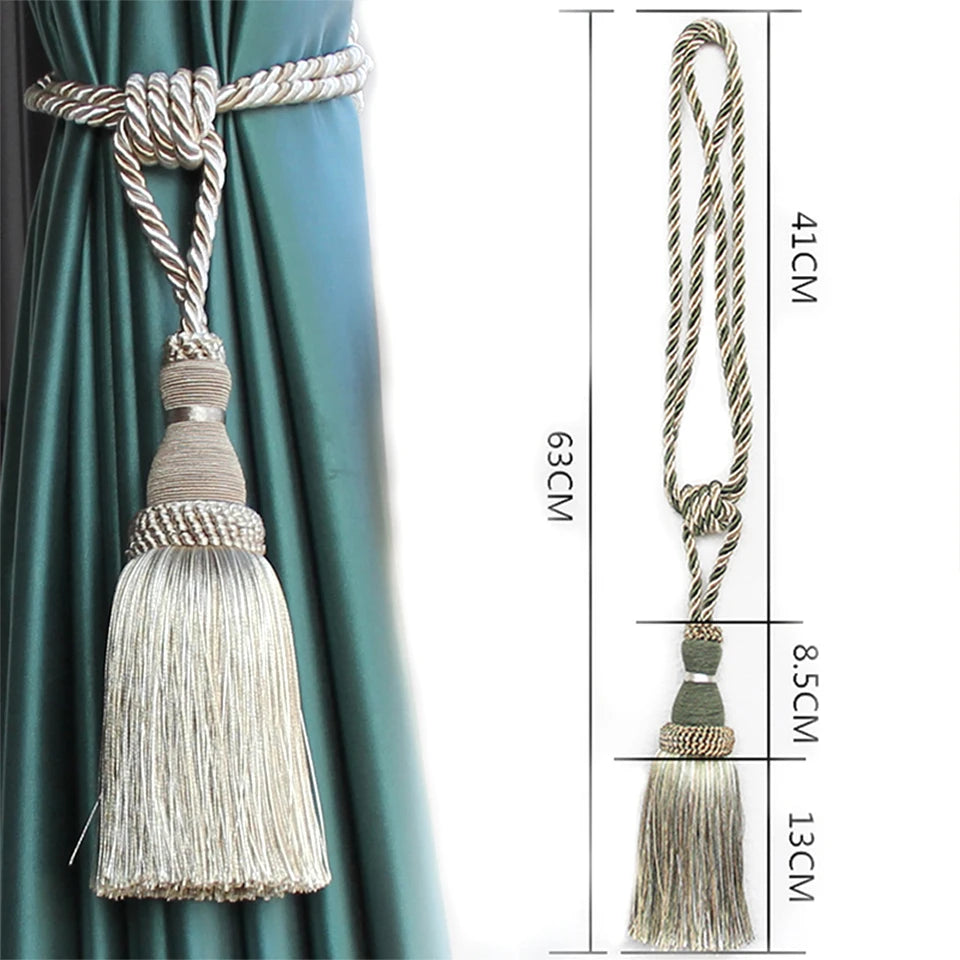 Handmade 1Pc Tassel Tieback