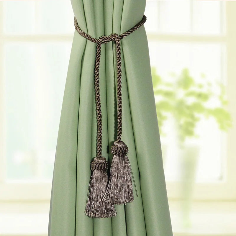 1Pc Handmade Tassel Curtain Tieback