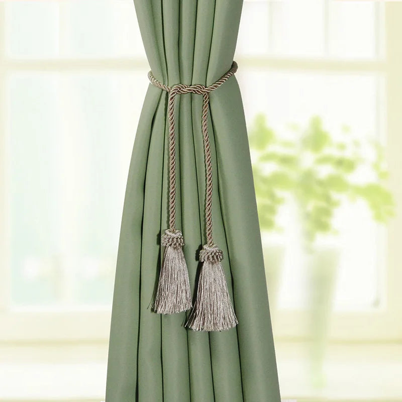 1Pc Handmade Tassel Curtain Tieback